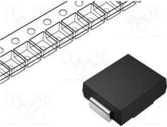 STMICROELECTRONICS Diode: Schottky rectifying; SMB; SMD