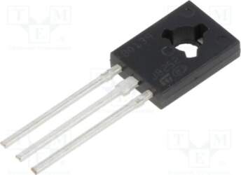 STMICROELECTRONICS Transistor: NPN; bipolar; 80V; 1