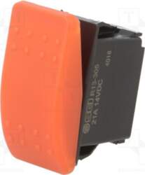 SWITCH COMPONENTS ROCKER; SPST; Pos: 2