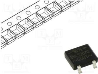 TAIWAN SEMICONDUCTOR Bridge rectifier: single-phase; Urmax:
