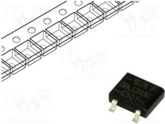 TAIWAN SEMICONDUCTOR Bridge rectifier: single-phase; Urmax: