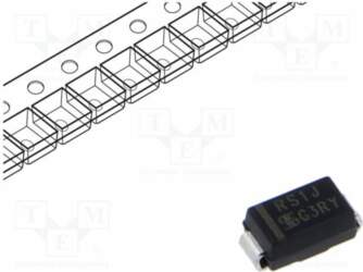 TAIWAN SEMICONDUCTOR Diode: rectifying; SMD; 600V