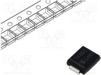 TAIWAN SEMICONDUCTOR Diode: Schottky rectifying; SMC