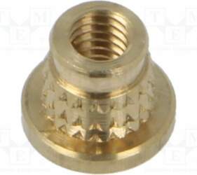 TAPPEX Threaded insert; brass; M4; BN