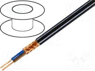 TASKER Wire; 2x0.5mm2; shielded,braid