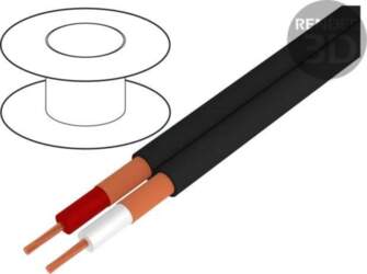 TASKER Wire: microphone cable; 2x0.25mm2