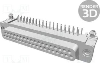 TE CONNECTIVITY Connector: D-Sub; PIN: 37