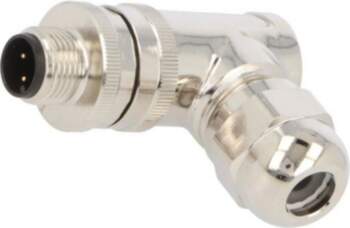 TE CONNECTIVITY Connector: M12; plug; PIN: