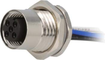 TE CONNECTIVITY Connector: M12; socket; PIN: