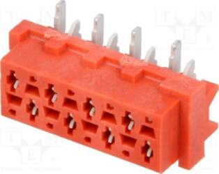 TE CONNECTIVITY Connector: Micro-MaTch; socket; female