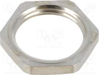 TE CONNECTIVITY Nut; NPT3/8"; brass; 24mm