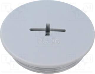 TE CONNECTIVITY Stopper; PG36; IP68; polyamide