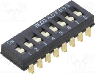 TE CONNECTIVITY Switch: DIP-SWITCH; Poles number: