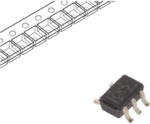 TEXAS INSTRUMENTS IC: digital; buffer,inverting