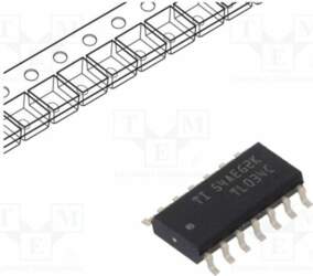 TEXAS INSTRUMENTS IC: operational amplifier; 1MHz