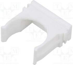 TIE10 Mounting holder; polyetylene; FlexiPipe; white