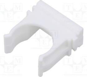 TIE10 Mounting holder; polyetylene; FlexiPipe; white