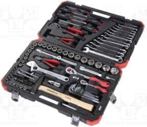 Tools set: general purpose; case; 1/2"