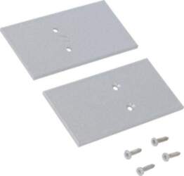 TOPMET Cap for LED profiles; silver