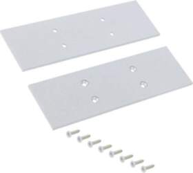 TOPMET Cap for LED profiles; silver