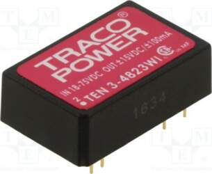 TRACO POWER Converter: DC/DC; 3W; Uin: