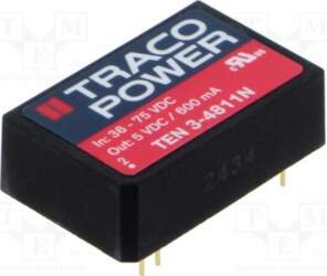 TRACO POWER Converter: DC/DC; 3W; Uin: