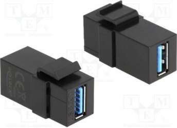 USB coupler; Keystone; USB A socket