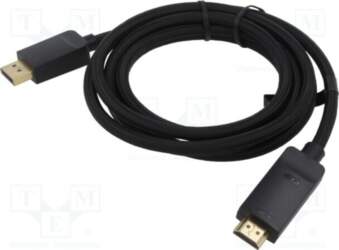 VENTION Cable; DisplayPort plug,HDMI plug