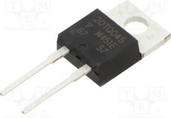 VISHAY Diode: Schottky rectifying; THT; 45V