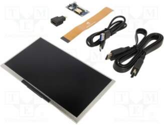 WAVESHARE Display: TFT; 7"; 1024x600; Illumin: