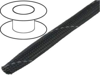 4CARMEDIA Braid; polyester; dark grey; Package: