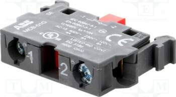 ABB Contact block; 22mm; front fixing