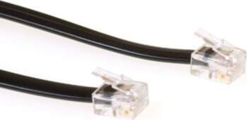 ACT RJ12-RJ12 CABLE BLACK 3.00M