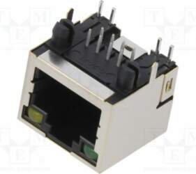 ADAM TECH Connector: RJ45; socket; PIN: