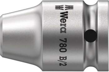 Adapter bit; hexagonal; HEX 5/16"; square