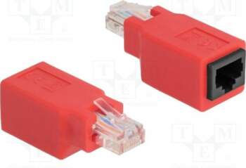 Adapter; Cat 5e; RJ45 socket,RJ45