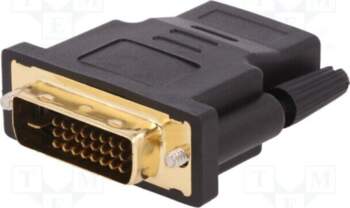 Adapter; DVI-D (24+1) plug,HDMI socket