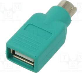 Adapter USB-PS2; PS/2 plug,USB A