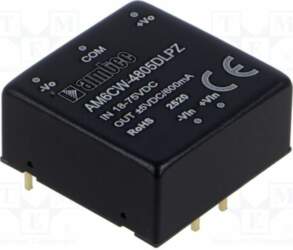 AIMTEC Converter: DC/DC; 6W; Uin: 18÷75VDC