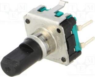 ALPS Encoder: incremental; THT; 24imp/revol; Pos: