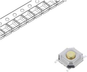 ALPS Microswitch TACT; SPST; Pos: 2
