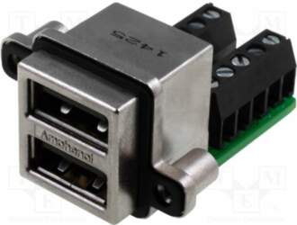 AMPHENOL COMMUNICATIONS SOLUTIONS Connector: USB A