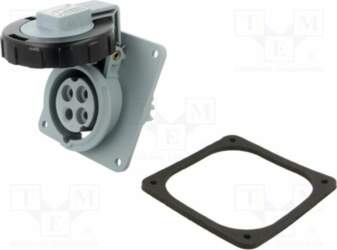 AMPHENOL Connector: AC supply 3-phase; socket