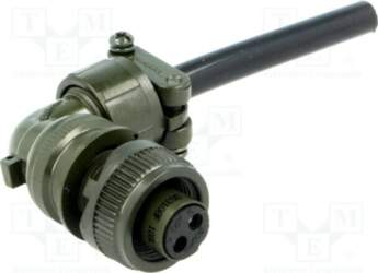 AMPHENOL Connector: circular; plug; for cable