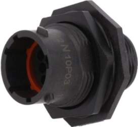 AMPHENOL Connector: circular; socket; for panel