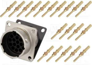 AMPHENOL Connector: circular; socket; PIN: 19