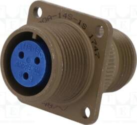 AMPHENOL Connector: circular; socket; PIN: 3