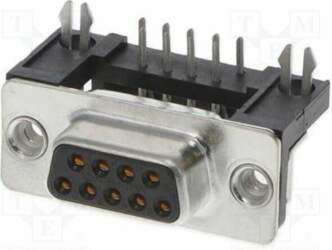 AMPHENOL Connector: D-Sub; PIN: 9; socket