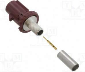 AMPHENOL Connector: FAKRA; plug; straight; for