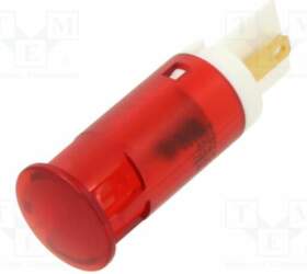 APEM Indicator: LED; flat; red; Ø12mm